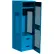 Global Industrial 1 Door Security Gear Locker with 2 Drawers, 24"W x 18"D x 72"H, Light Blue