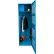 Global Industrial 1 Door Security Gear Locker with Top Compartment, 24"W x 18"D x 72"H, Light Blue