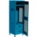 Global Industrial™ Gear Locker w/ 2 Drawers, Door & Legs, 24"W x 24"D x 72"H, Blue, All-Welded