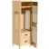 Global Industrial 1 Door Security Gear Locker with 2 Drawers & Legs, 24"W x 18"D x 76"H, Putty