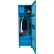 Global Industrial 1 Door Security Gear Locker w/Top Compt, Foot Locker & Legs,24"Wx18"Dx76"H,Lt Blue