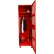 Global Industrial 1 Door Security Gear Locker with Legs, 24"W x 24"D x 76"H, Red
