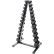 Power Systems Vertical Dumbbell Rack, 28"L x 23"W x 50-1/2"H, Black