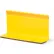 Pexco 4" Temporary Overlay Pavement Marker, 2-Way Reflective, Yellow - Pkg Qty 1000