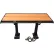 Prisoner Bench 5-ft.Composite Lumber Seating with Steel Frame, Without Backrest - Cedar