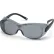 Ots® Safety Glasses Gray Lens , Black Temples - Pkg Qty 12