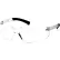 Ztek Readers® Safety Glasses Clear +1.5 Lens , Clear Frame - Pkg Qty 6