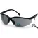V2 Readers® Safety Glasses Gray +3.0 Lens , Black Frame - Pkg Qty 6
