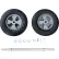 Replacement 10" Wheel Kit for Long Nose Aluminum Hand Truck