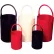 Qorpak® Small Black Bottle Tote Safety Carrier, 500ml And 1000ml Bottles Capacity