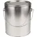 Qorpak MET-03099 1 Gallon Unlined Round Paint Can with Triple Tite Lid, Ears & Bail, Case of 6