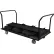 Vertical Stanchion Storage Cart, 18 Post Capacity