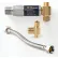 AquaMotion Superflow Valve Kit, 1/2"MNPS Inlet Connection, Stainless Steel & Bronze