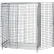 Quantum® Storage Systems Wire Mesh Security Locker, 36"W x 18"D x 63"H, Chrome
