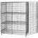 Quantum® Storage Systems Wire Mesh Security Locker, 2 Adj. Shelves, 36"W x 24"D x 63"H, Chrome