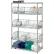 Quantum® Storage Systems Stationary Wire Basket Unit, 36"W x 24"D x 63"H