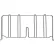 Quantum® Storage Systems Wire Shelf Divider, 18"D x 8"H