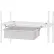 Quantum® Storage Systems Single Bin Drawer Slide, Wire Shelves, Chrome Plated Finish