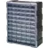 Quantum Plastic Drawer Cabinet PDC-60BK - 60 Drawers 6-1/4"W x 15"D x 18-3/4"H