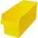 Plastic Nesting Storage Shelf Bin QSB808 8-3/8"W x 17-7/8"L x 8"H Yellow - Pkg Qty 10