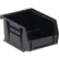 Quantum Storage® Conductive Polypropylene Ultra Hang & Stack Bin, 5-3/8"L x 4-1/8"W x 3"H,Black - Pkg Qty 24