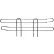 Quantum® Storage Systems Chrome Wire Side Ledge, 12"W x 4"H