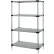 Quantum® Storage Systems 4 Shelf, 304 Stainless Steel Wire Shelving Unit, 48"W x 24"D x 63"H