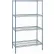 Quantum® Storage Systems 4 Shelf, Gray Epoxy Wire Shelving Starter Kit, 30"W x 14"D x 74"H