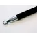 Queueway Velour Rope Black 8' With Polished Chrome Rope Ends Economy Line