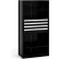 Rousseau Metal Steel Shelving 37-5/8"Wx18"Dx75"H Closed 5 Shelf 4 Drawer Black