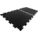 Rubber-Cal "Armor Lock" Interlocking Rubber Mat, 3/8" x 2ft x 2ft - Black - 16/PK, 64 Sq/Ft coverage