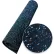 Rubber-Cal "Elephant Bark" Rubber Flooring - 3/8 in. x 4 ft. x 8 ft. - Blue Steel