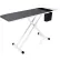 Reliable Ironing Board, Rectangular Longboard, 52"L x 19-1/2"W, White/Gray