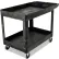Rubbermaid® Heavy-Duty Utility Cart, 2 Shelves, 500 lb. Cap., 45-1/4"x 25-3/4"x 33-1/4",Black