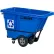 Rubbermaid® Brute Rotomolded Tilt Truck, Standard Duty, 1/2 Cubic Yard, Blue Recycling