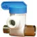 John Guest 3/8'' Polypropylene Angle Stop Push-Fit Adapter Valve