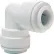 John Guest 3/8'' Polypropylene Union Elbow, 10/PK