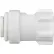 John Guest Polypropylene Faucet Connector 1/4'' x 7/16''-24 UNS, 10/PK