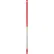 Vikan 29374 59" Aluminum Handle, Red