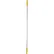 Vikan 29586 50" Basic Aluminum Handle, Yellow