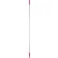 Vikan 29594 59" Basic Aluminum Handle, Red