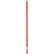 Vikan 29754 62"- 113" Telescopic Aluminum Handle, Red
