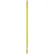 Vikan 29756 62"- 113" Telescopic Aluminum Handle, Yellow
