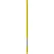 Vikan 29836 39" Stainless Steel Handle, Yellow