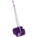 Remco 62508 Lobby Dustpan w/Broom, Purple