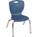 Regency® Andy Classroom Stackers 12" Learning Classroom Chair, Navy Blue, 20/Pack
