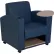 Regency Nova Tablet Arm Lounge Chair with Storage, 31"W x 29"D x 33"H, Navy Blue/Noble Oak