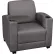 Regency Nova Tablet Arm Chair without Storage, Vinyl Seat, Gray/Ash Gray