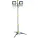 Power Smith™ Dual Head LED Work Light w/ Tripod, 14000 Lumens, Black