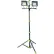 Power Smith™ Dual Head LED Work Light w/ Tripod, 20000 Lumens, Black